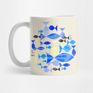 Blue fishes Mug